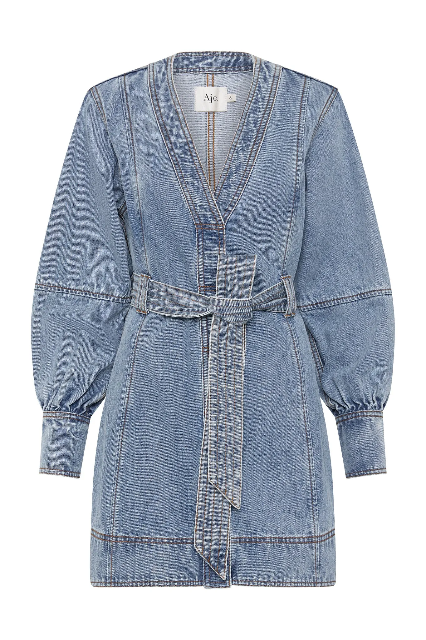 Outline Denim Mini Dress