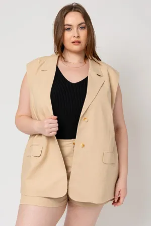 Oversized Blazer and Short Set