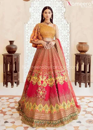Pakistani Bridemaids Dresses Lehenga Choli Online #WN08
