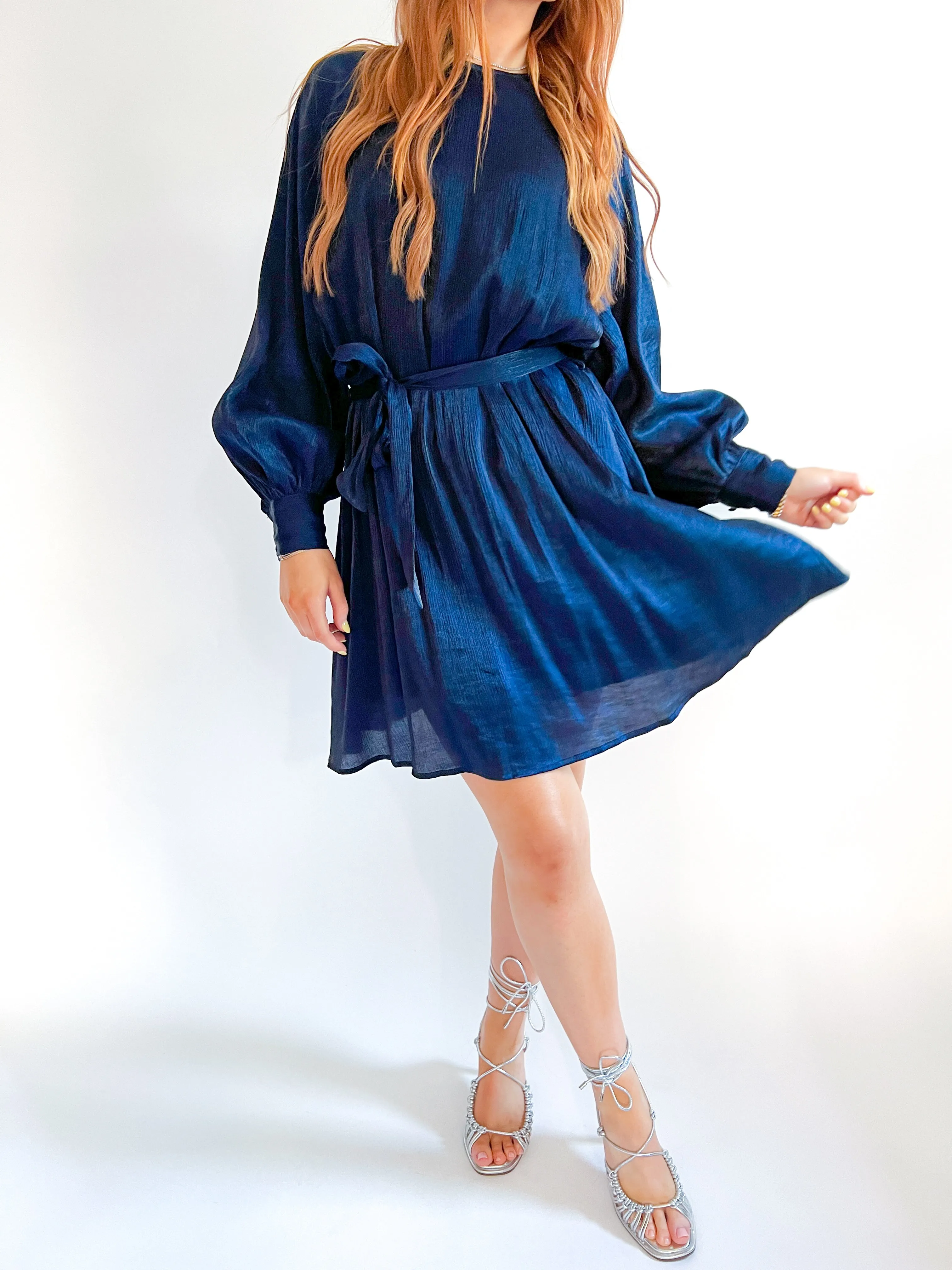 Parime High Neck Mini Dress
