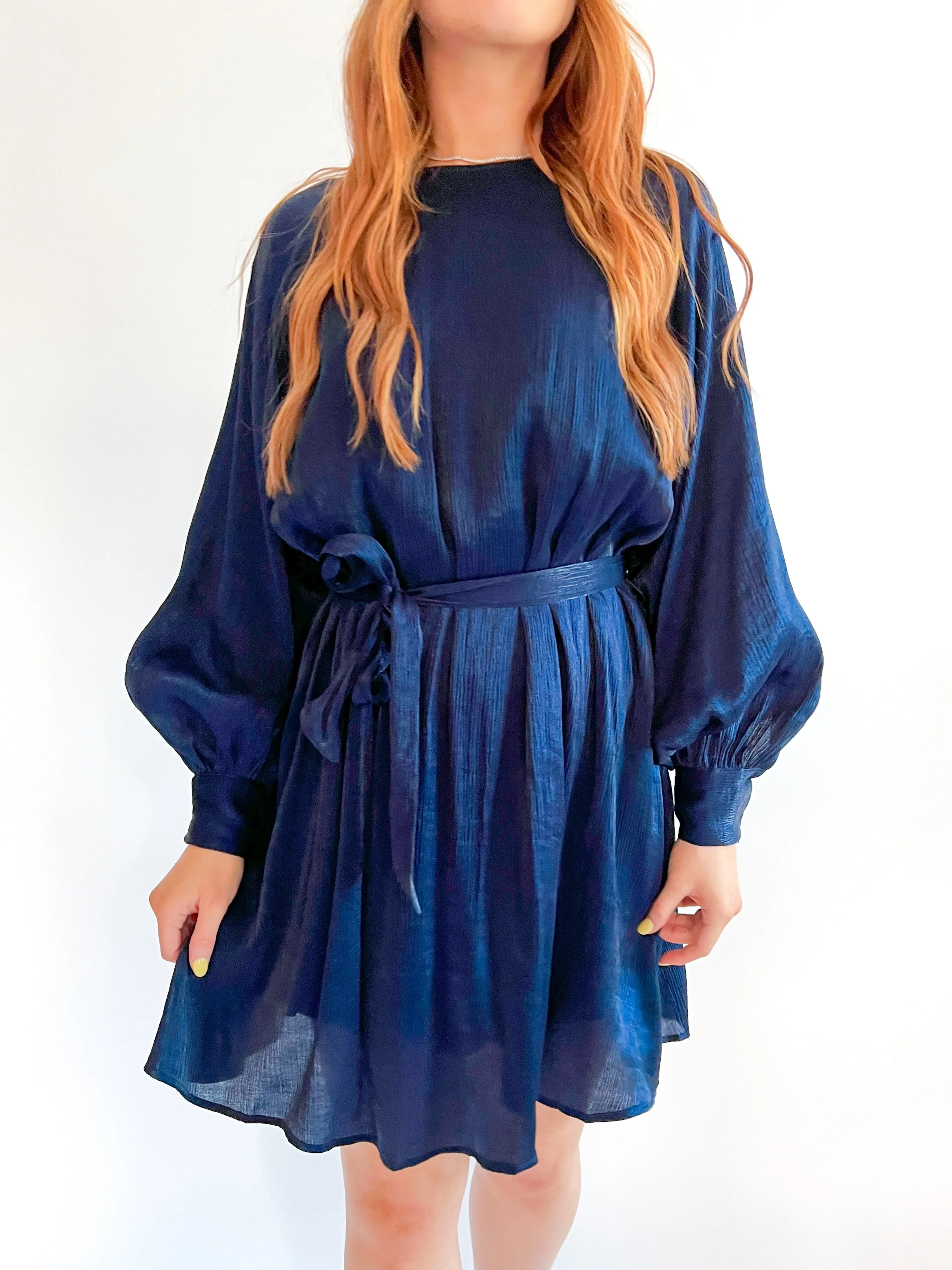 Parime High Neck Mini Dress