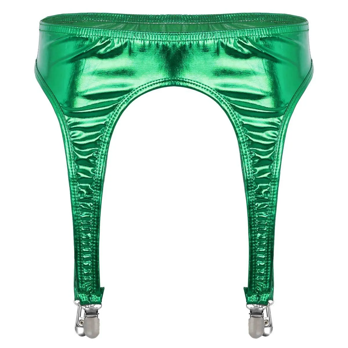 Patent Leather PU Leather Garter Belt