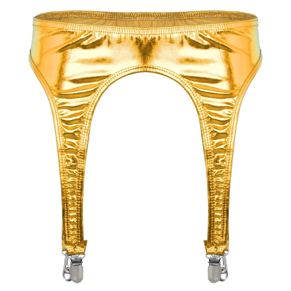 Patent Leather PU Leather Garter Belt