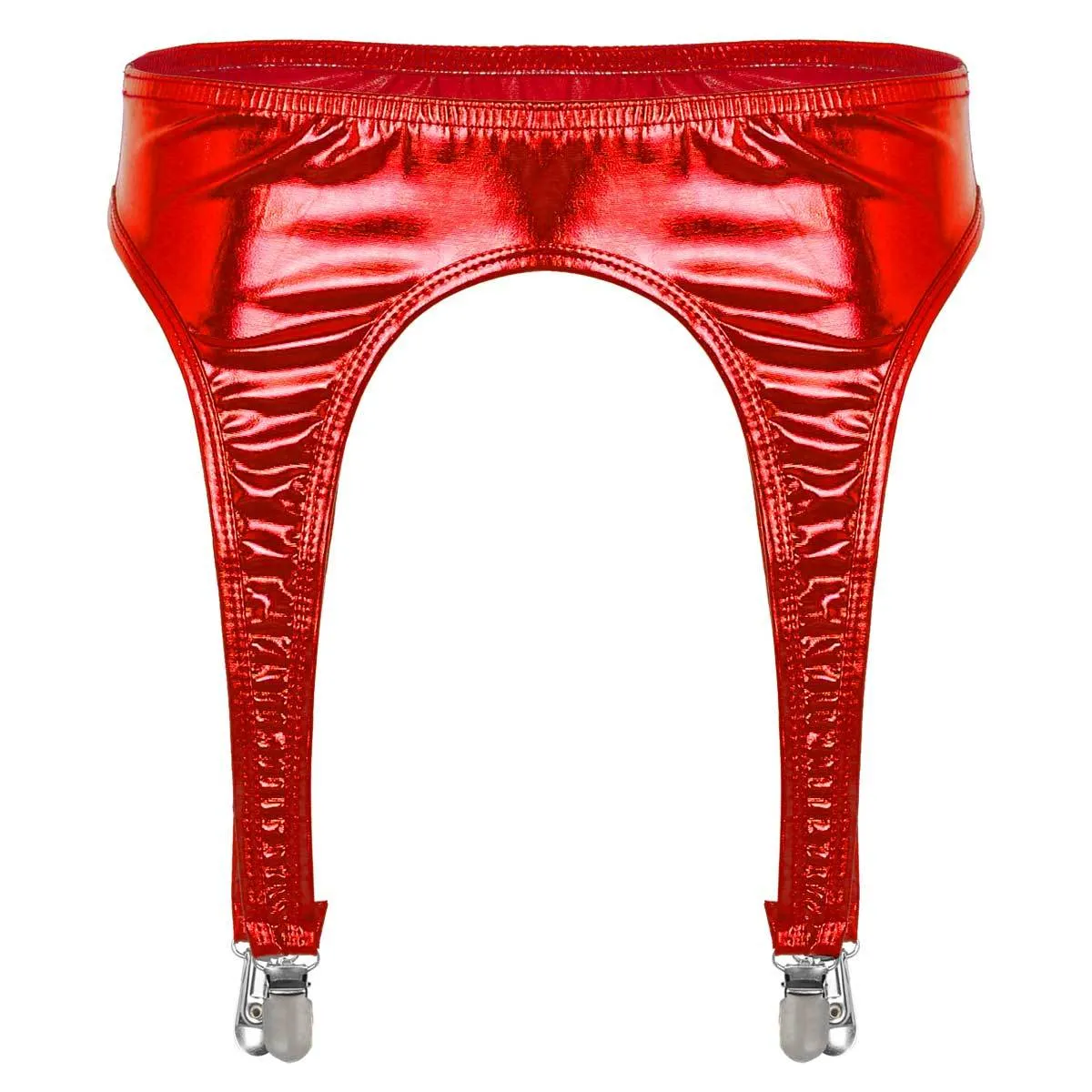 Patent Leather PU Leather Garter Belt