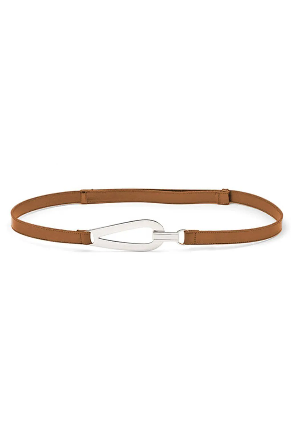 PAULA RYAN Oval Buckle Adjustable Belt