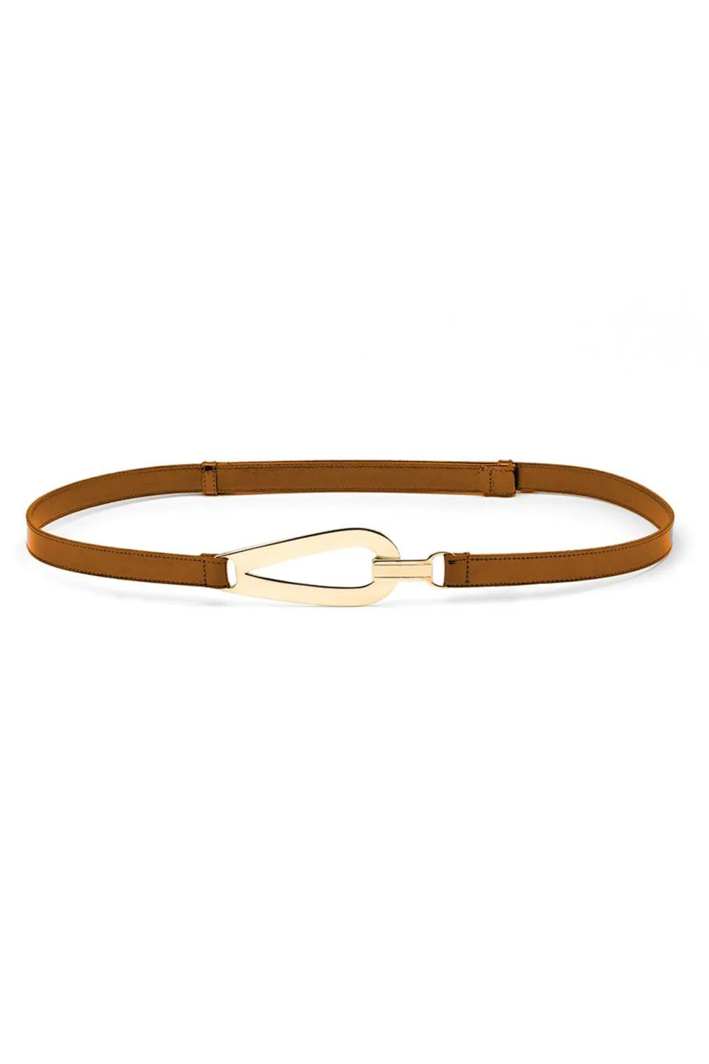 PAULA RYAN Oval Buckle Adjustable Belt