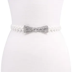 Pearl Fashion Belt-Elastic