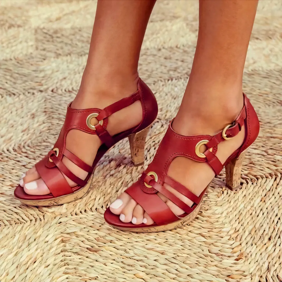 Penelope - Stylish Leather Heels