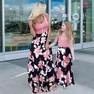 Pink Maxi Dress Mummy & Me
