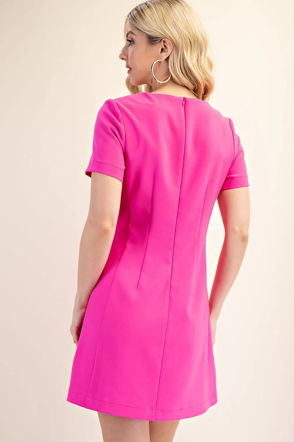 Piper Pink Fit and Flare Dress
