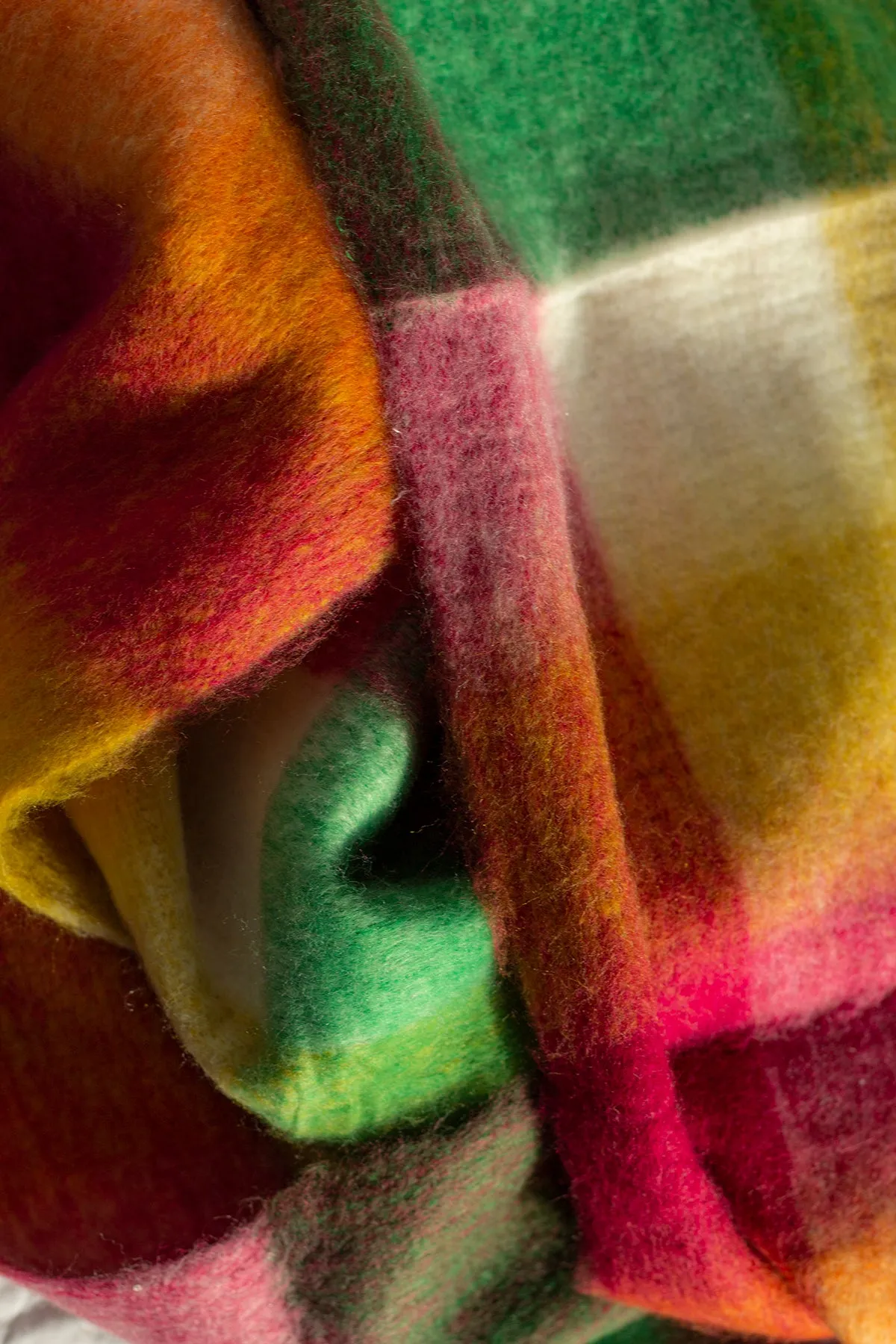 Plaid Warm Wrap Scarf