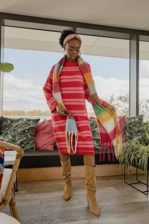 Plaid Warm Wrap Scarf