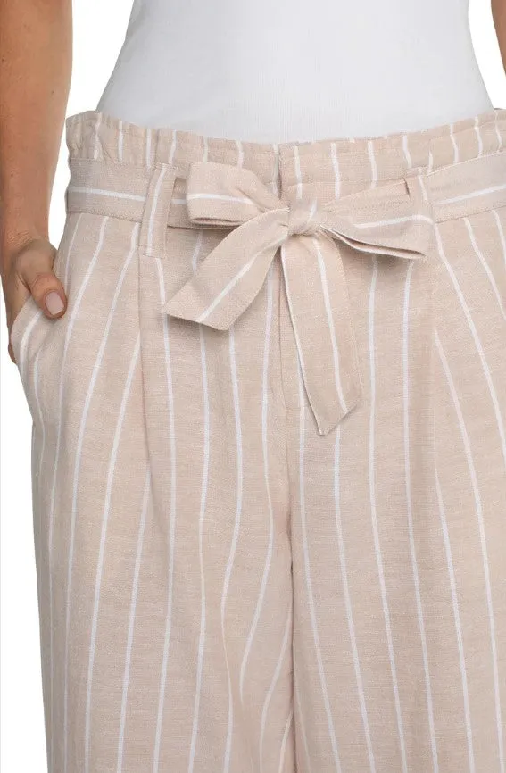Pleated Crop Trouser
