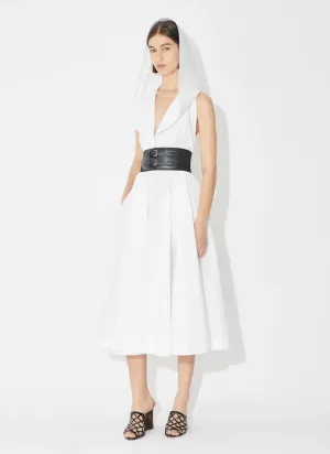 Poplin Flare Dress