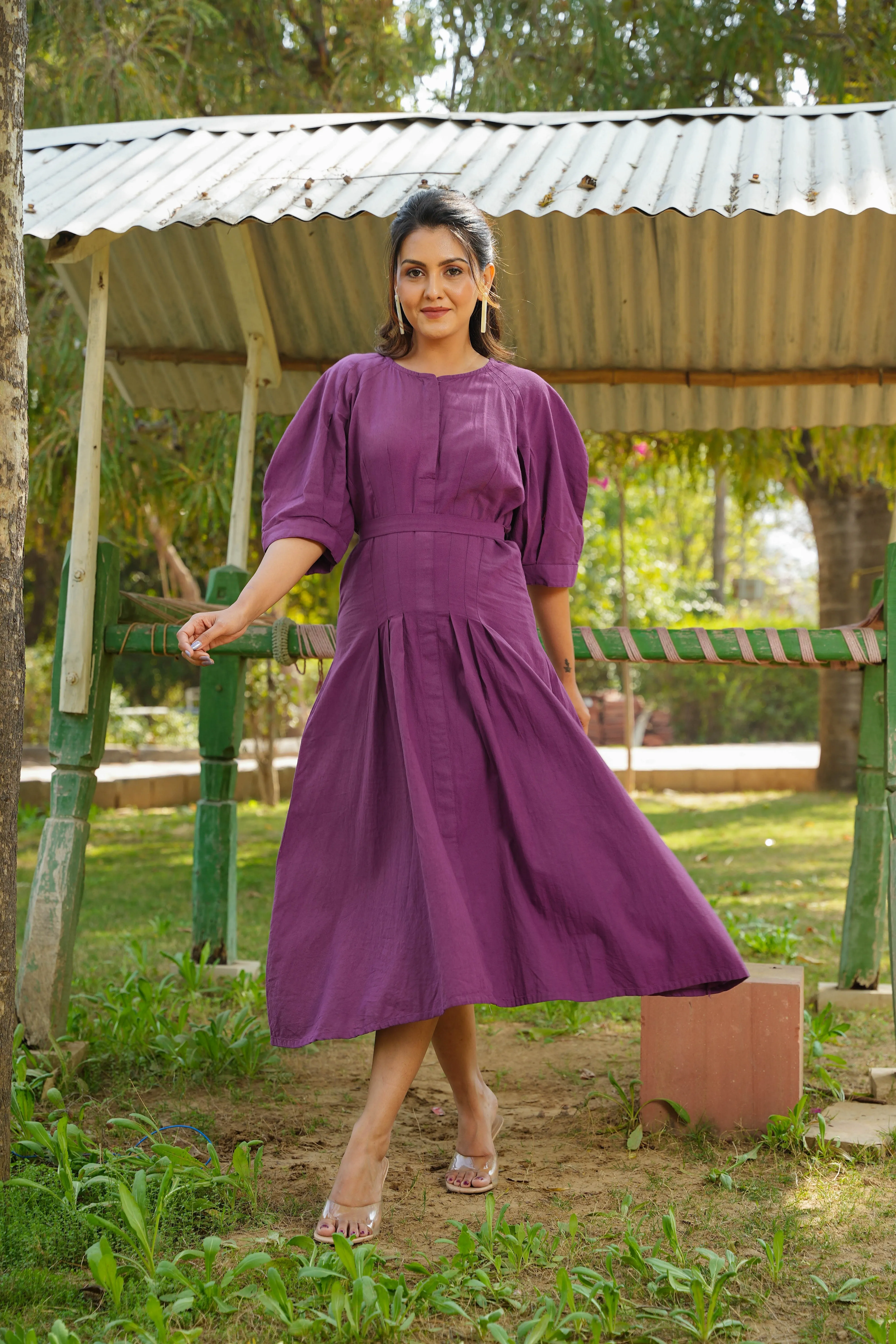 Poppy Purple Dress