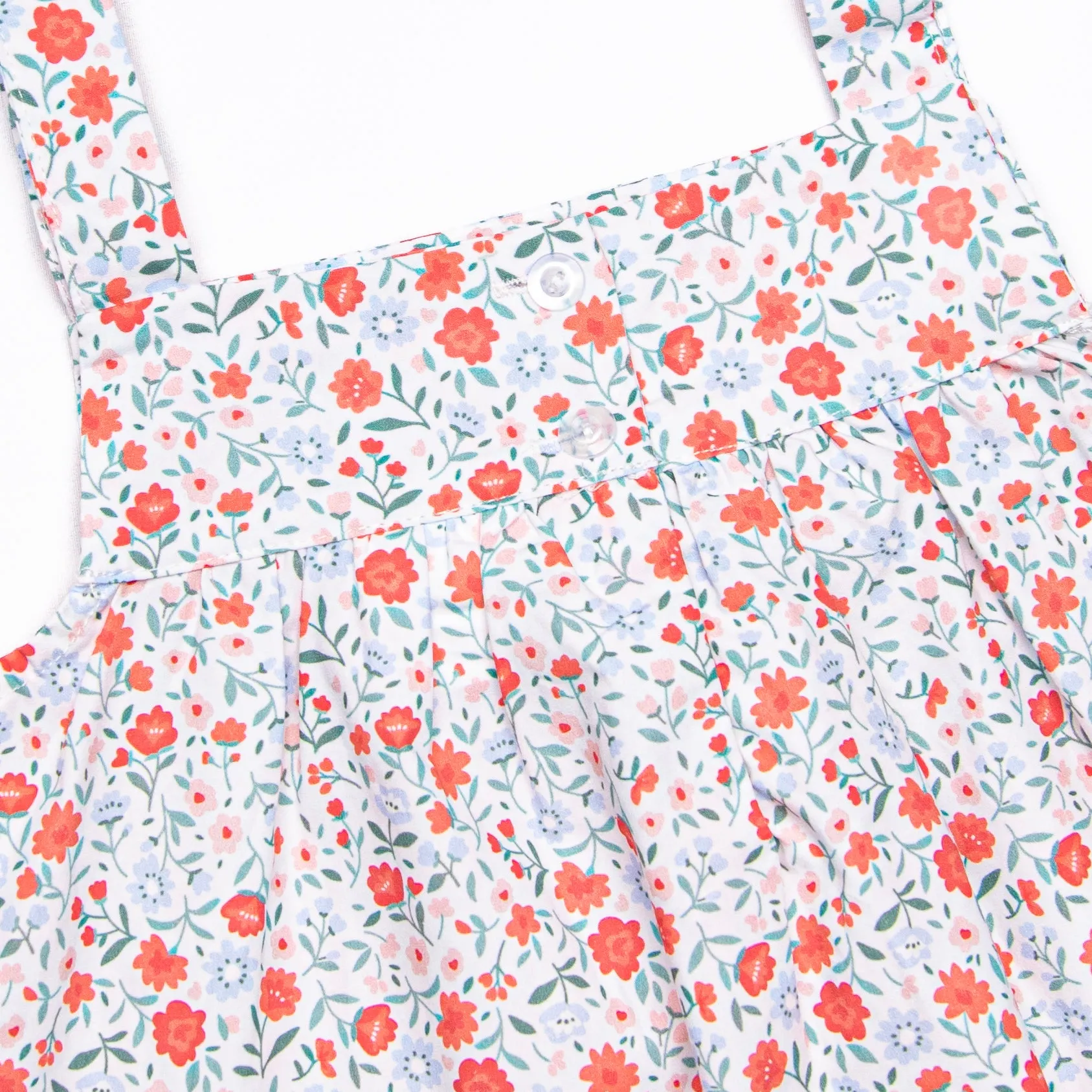 Primary Petals Dress, Red