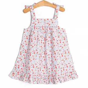 Primary Petals Dress, Red