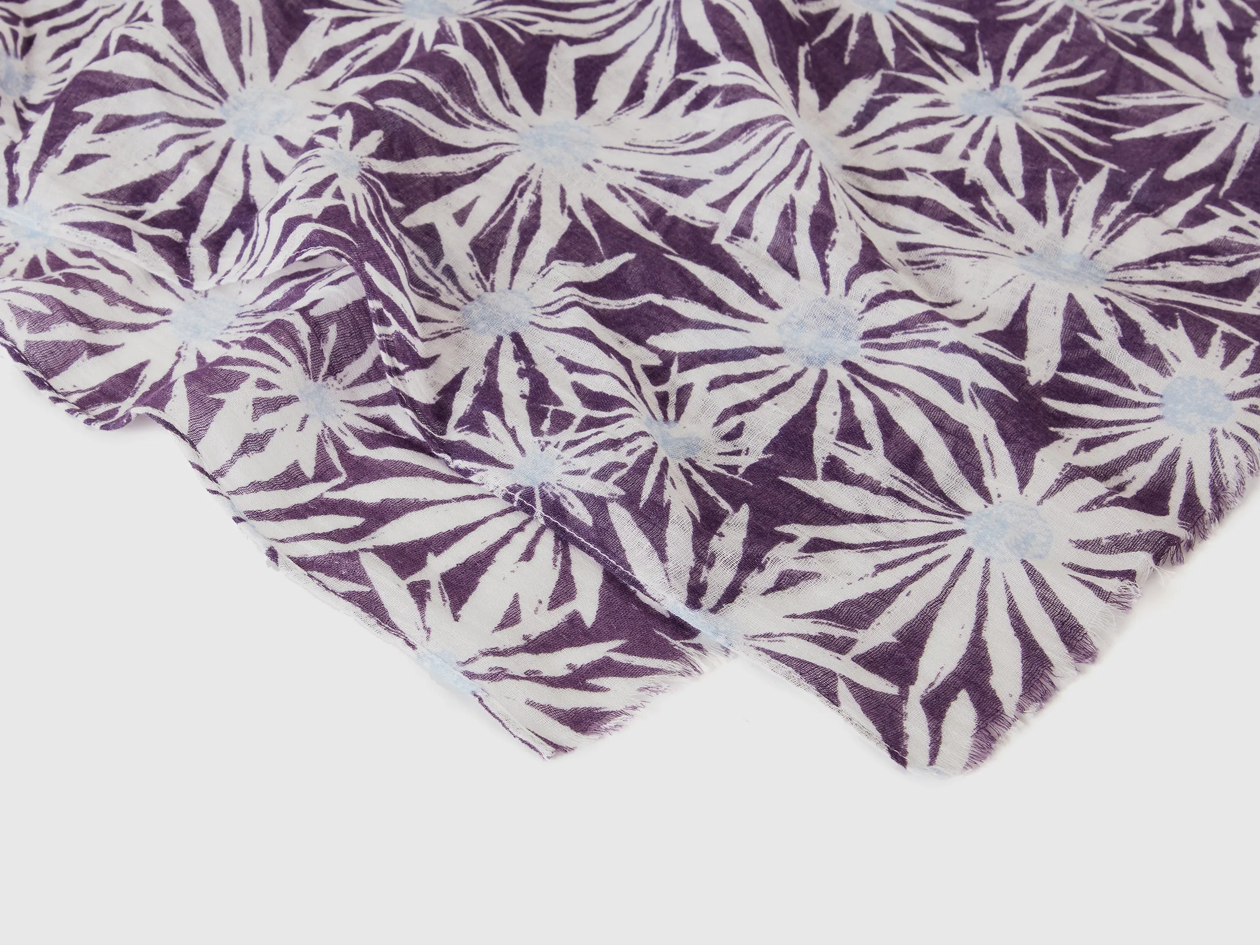 Printed Cotton Linen Scarf