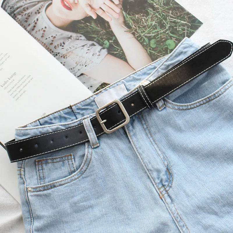 "CHIC SQUARE BUCKLE" BELT K071504