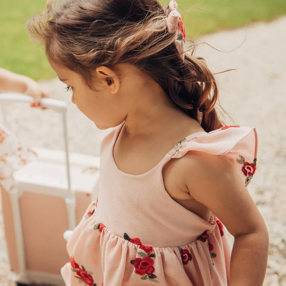 "Eliana" Embroidered Floral Dress