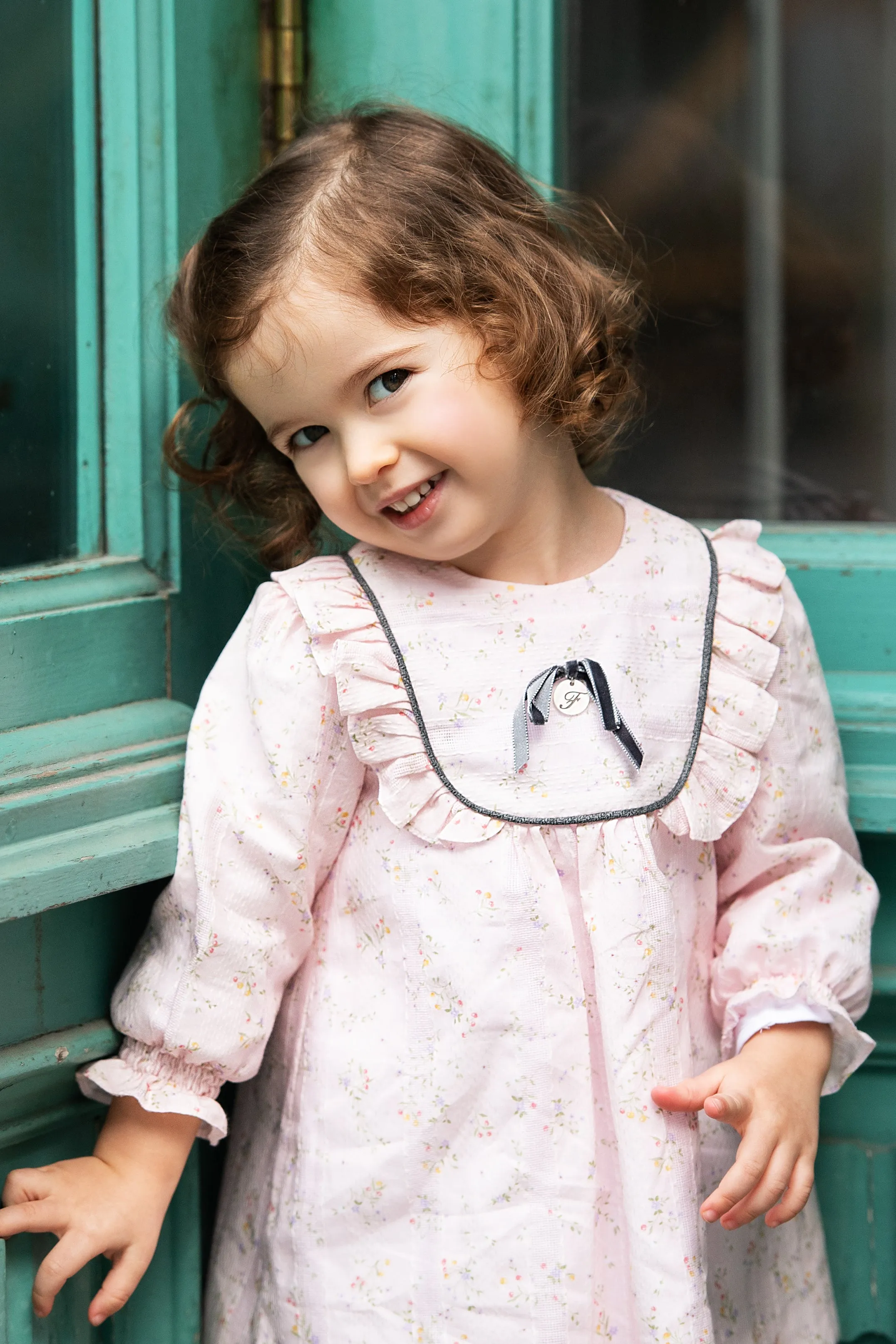 "Hope" Pink Floral Dress