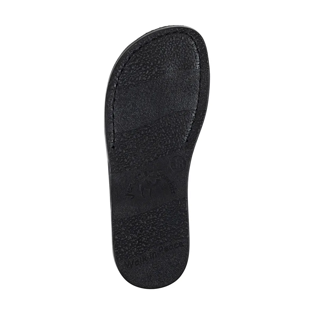 Rachel - Leather Criss Cross Sandal | Honey