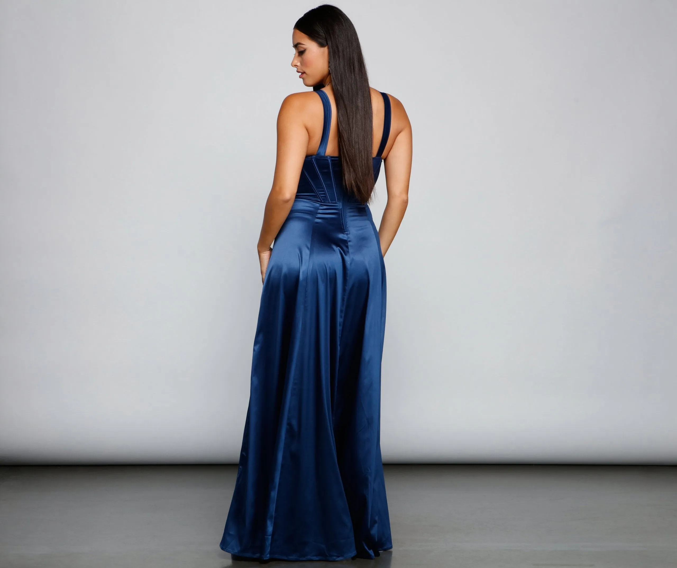 Rae Formal Stylish Corset A-Line Dress
