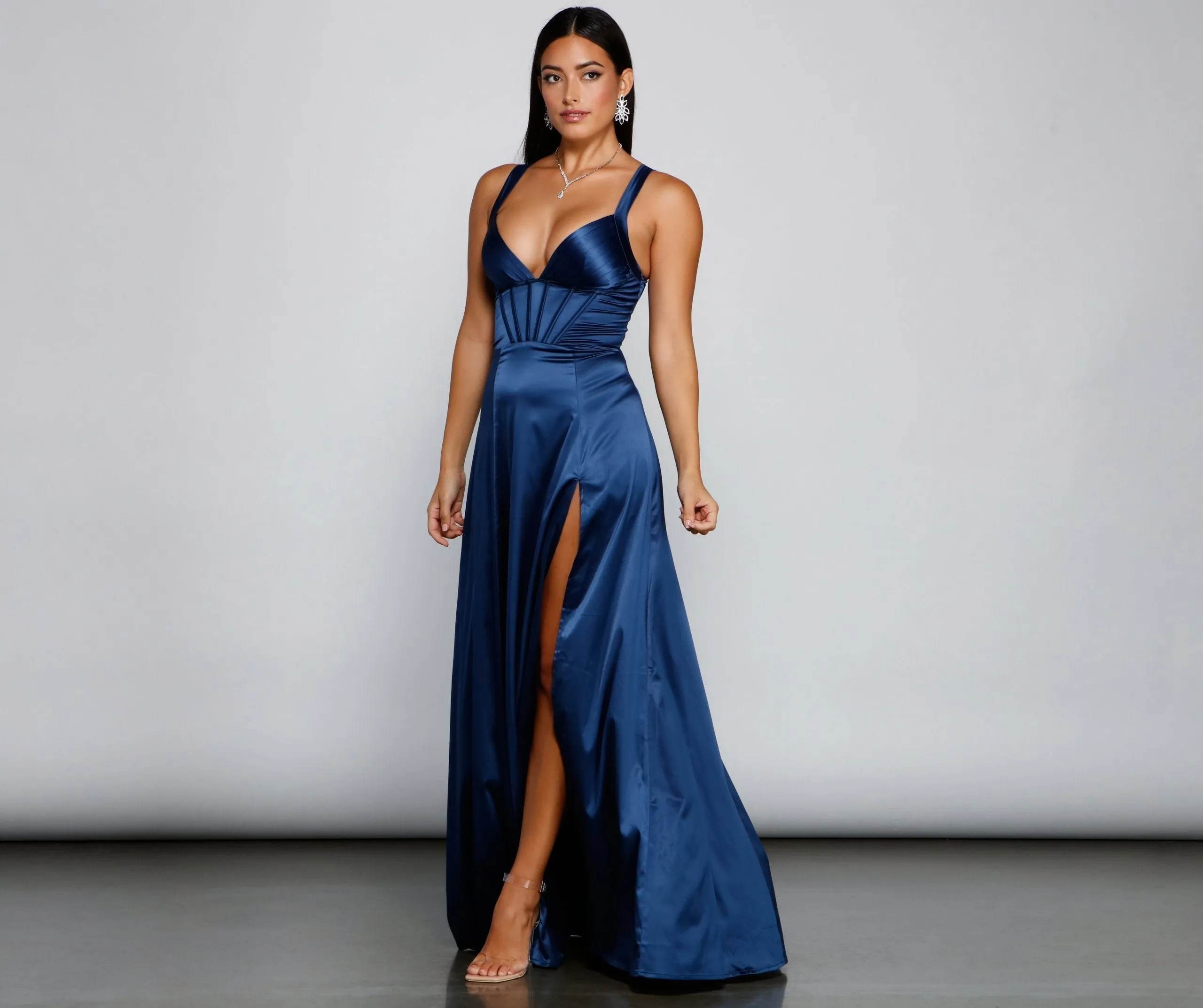 Rae Formal Stylish Corset A-Line Dress