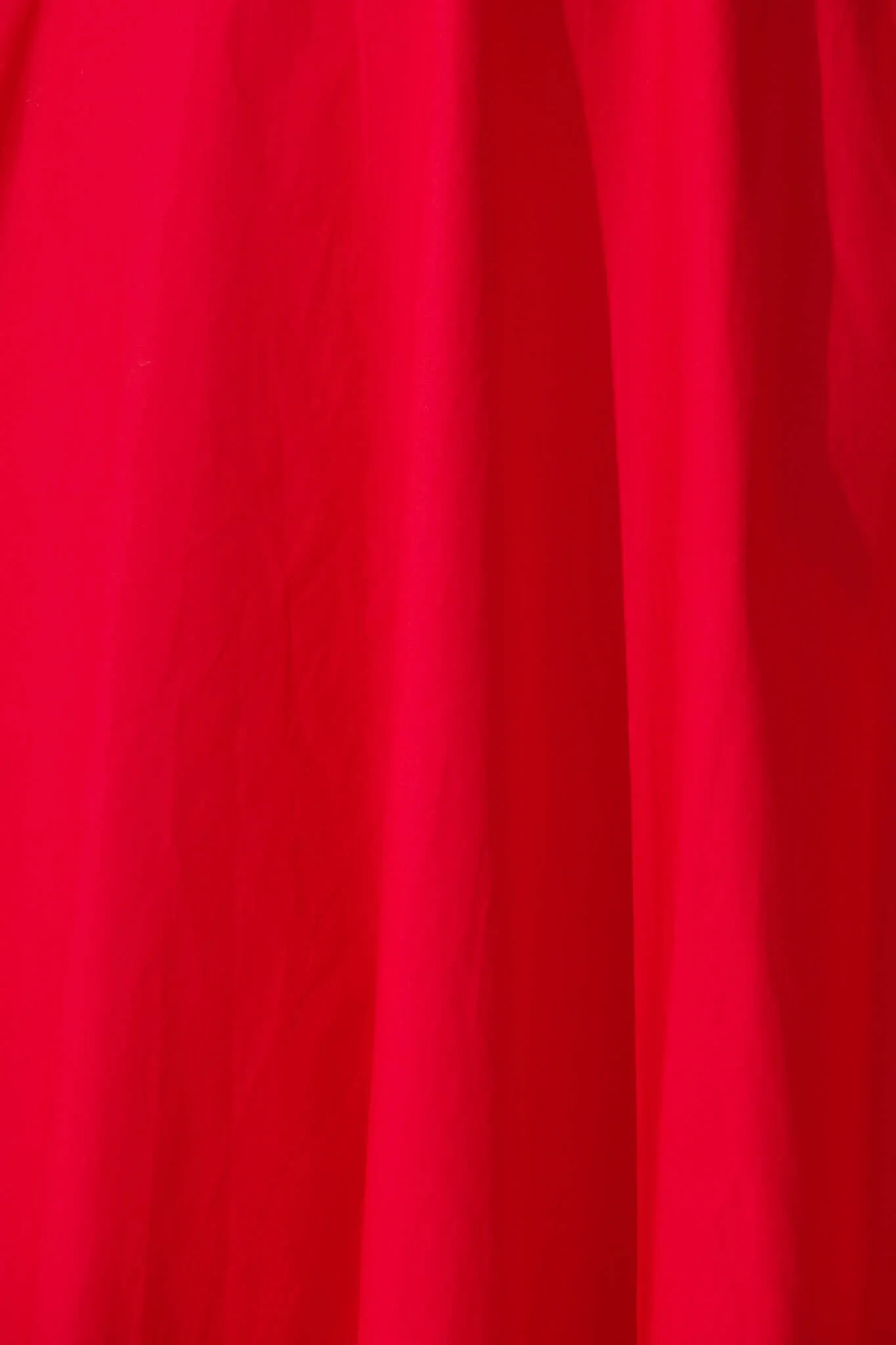 Red Cotton Maxi Dress - Irisa