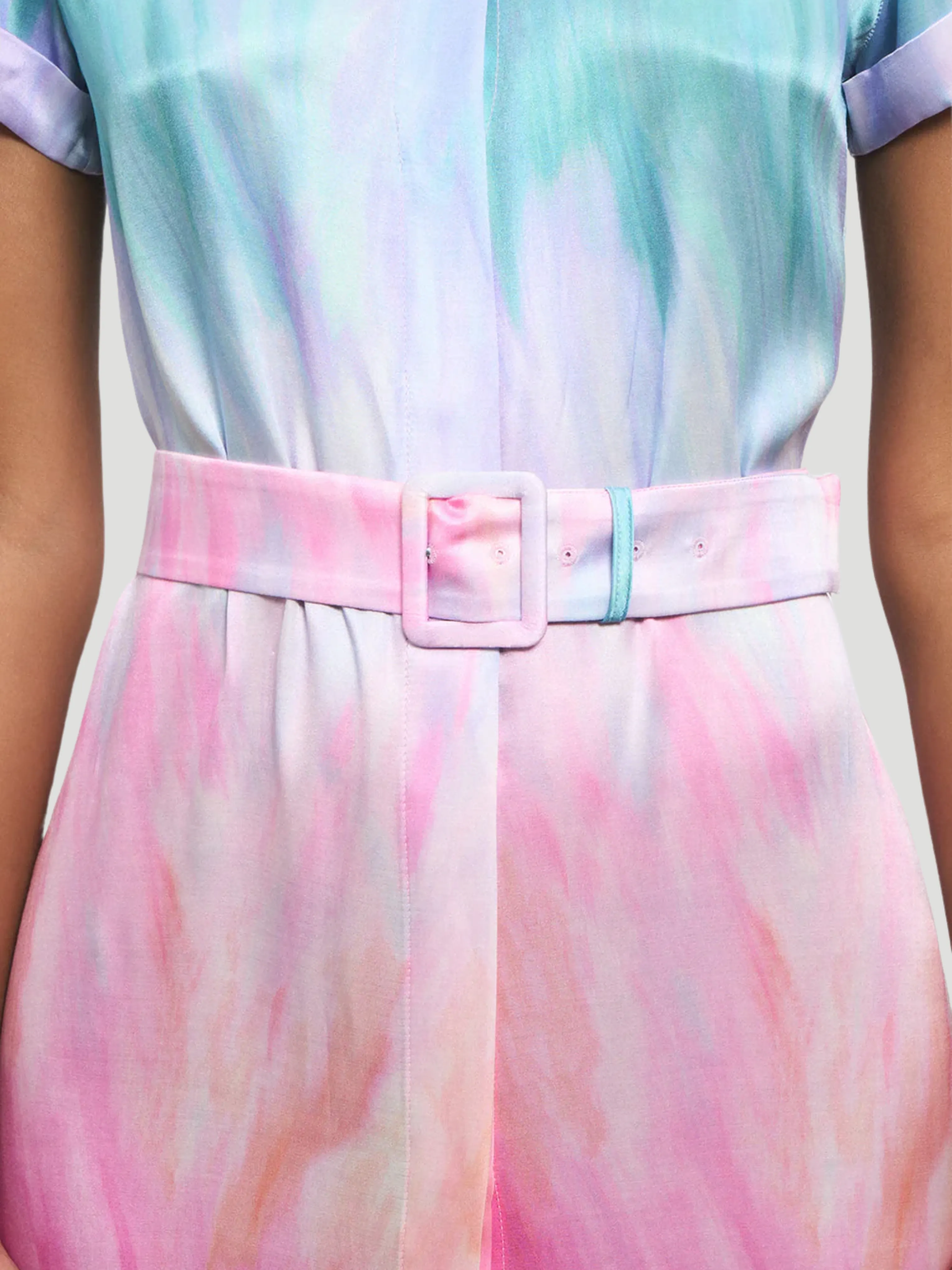 Redonna Ombre Satin Maxi Dress