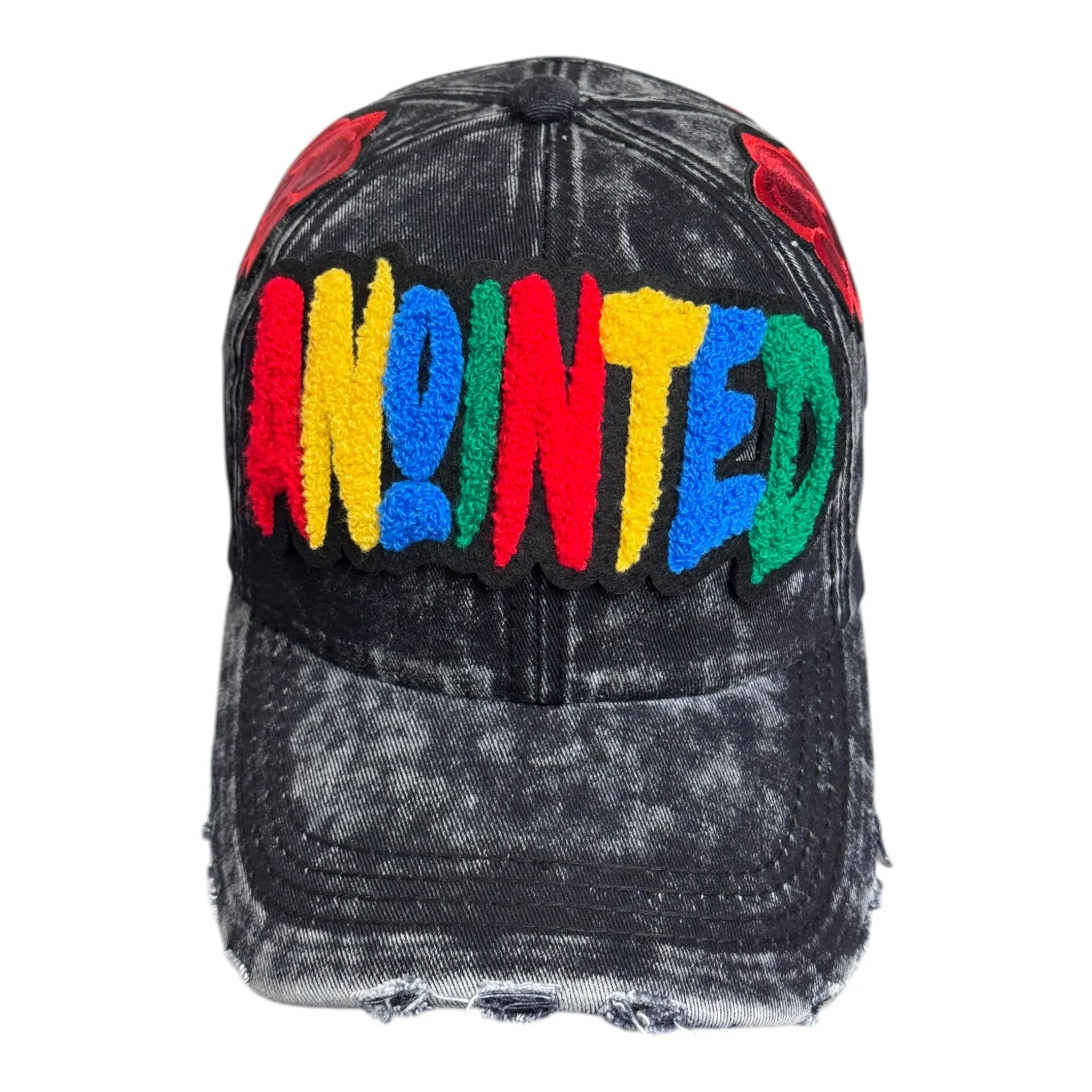 Remixed Anointed Baseball Cap Denim Multi Stylish Hat
