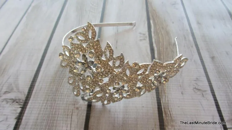 Rhinestone Floral Headband