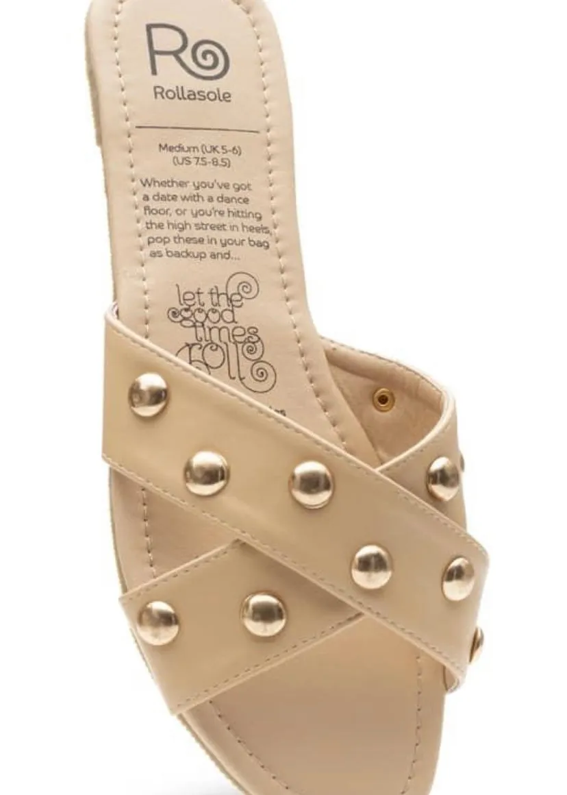 Rollasole Studded Sandal