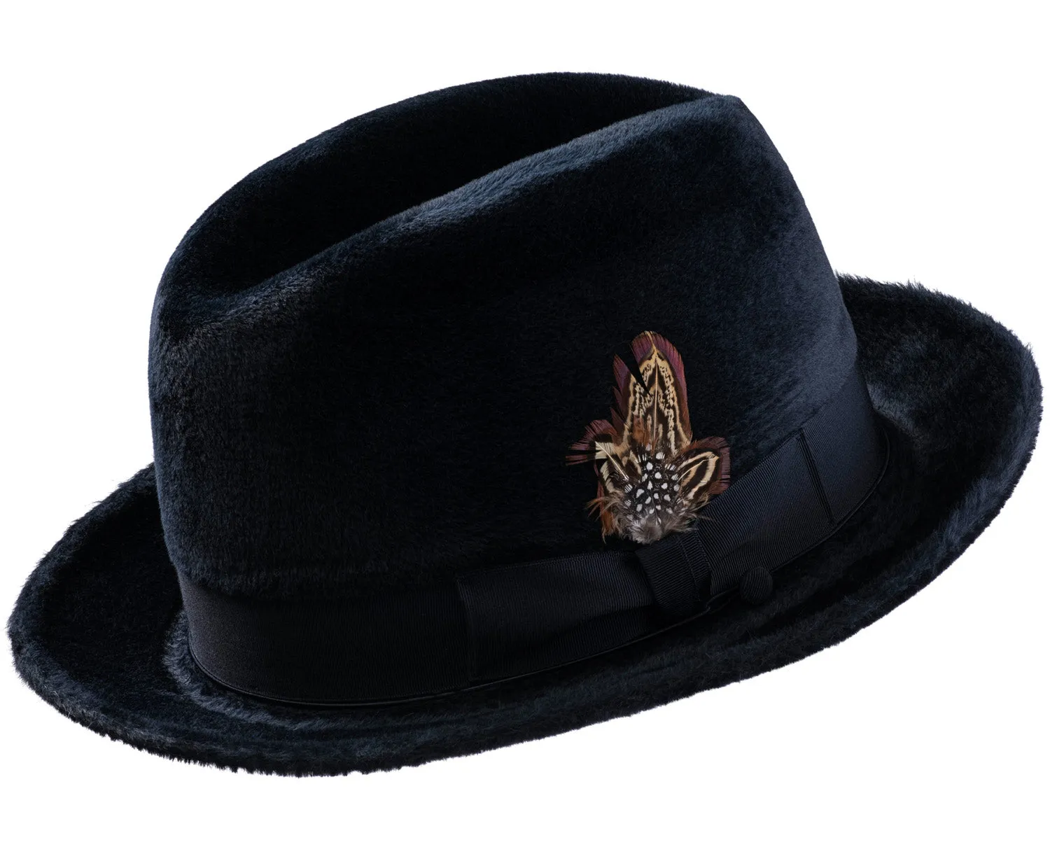 Rose Beaver Short Hair Hat