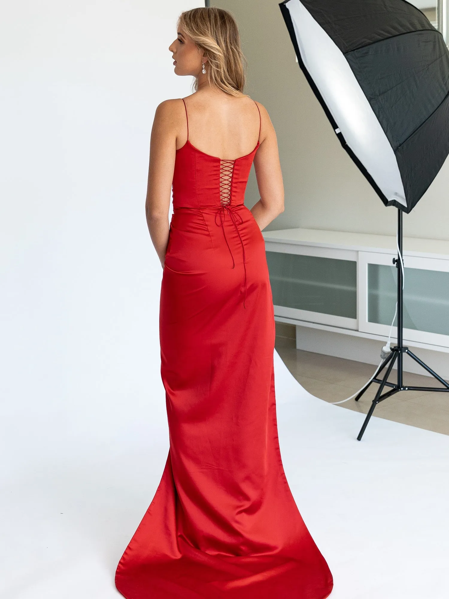 Rouged Gown - Red