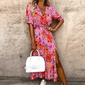 Rubí® | Floral Print Skirt With Slit