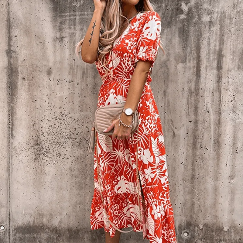 Rubí® | Floral Print Skirt With Slit