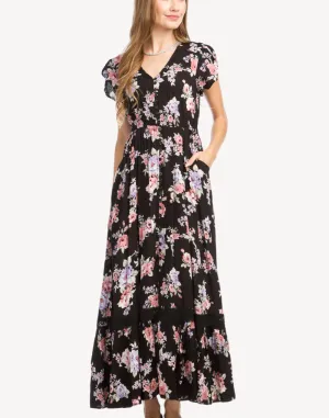 Ruffle Hem Maxi Dress