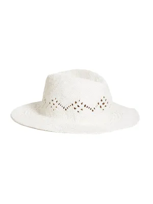 Sails Panama Hat in White