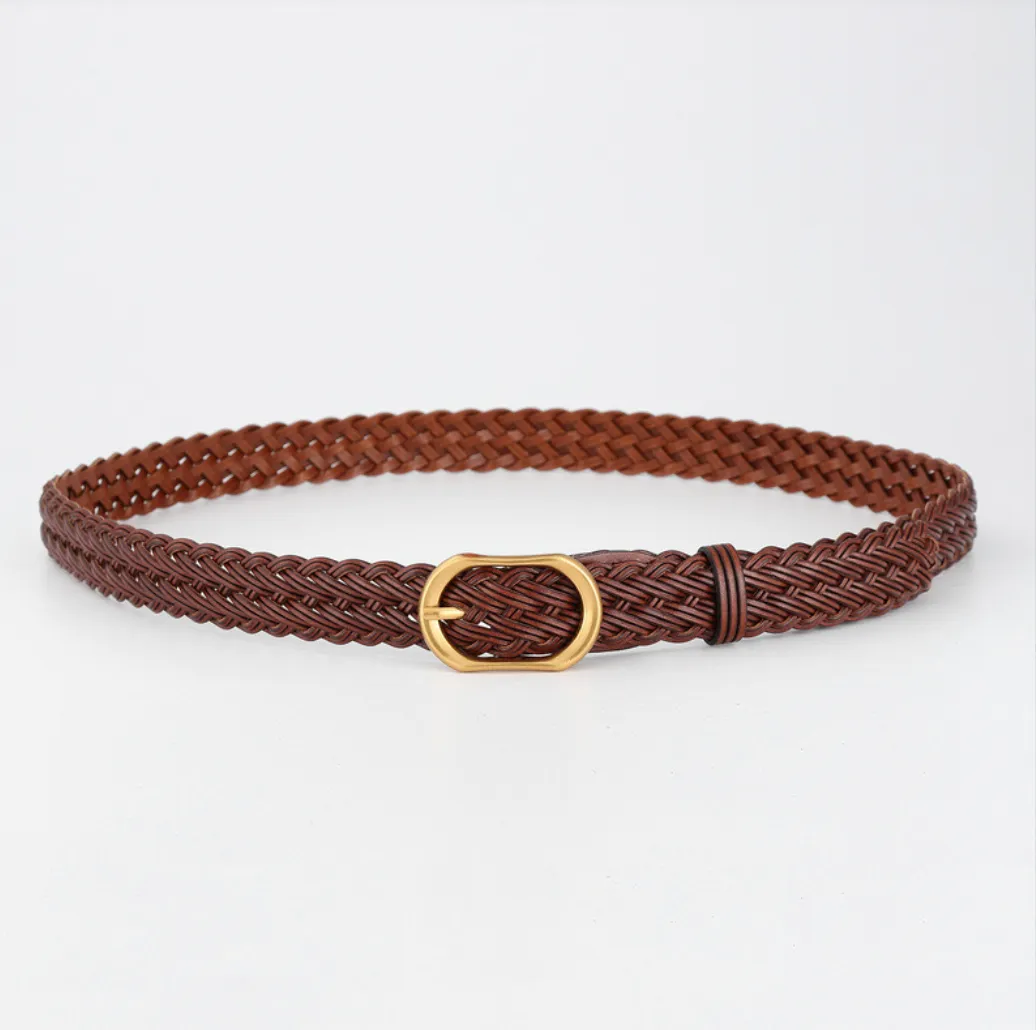 Sassy Copenhagen - Leather Belt - Cognac - Jade