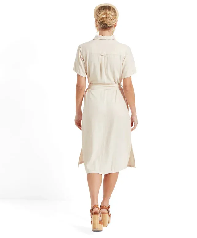 Schoffel Womens Daisy Linen dress - Oat