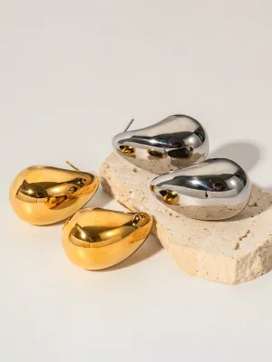 Sculptural Teardrop Earrings