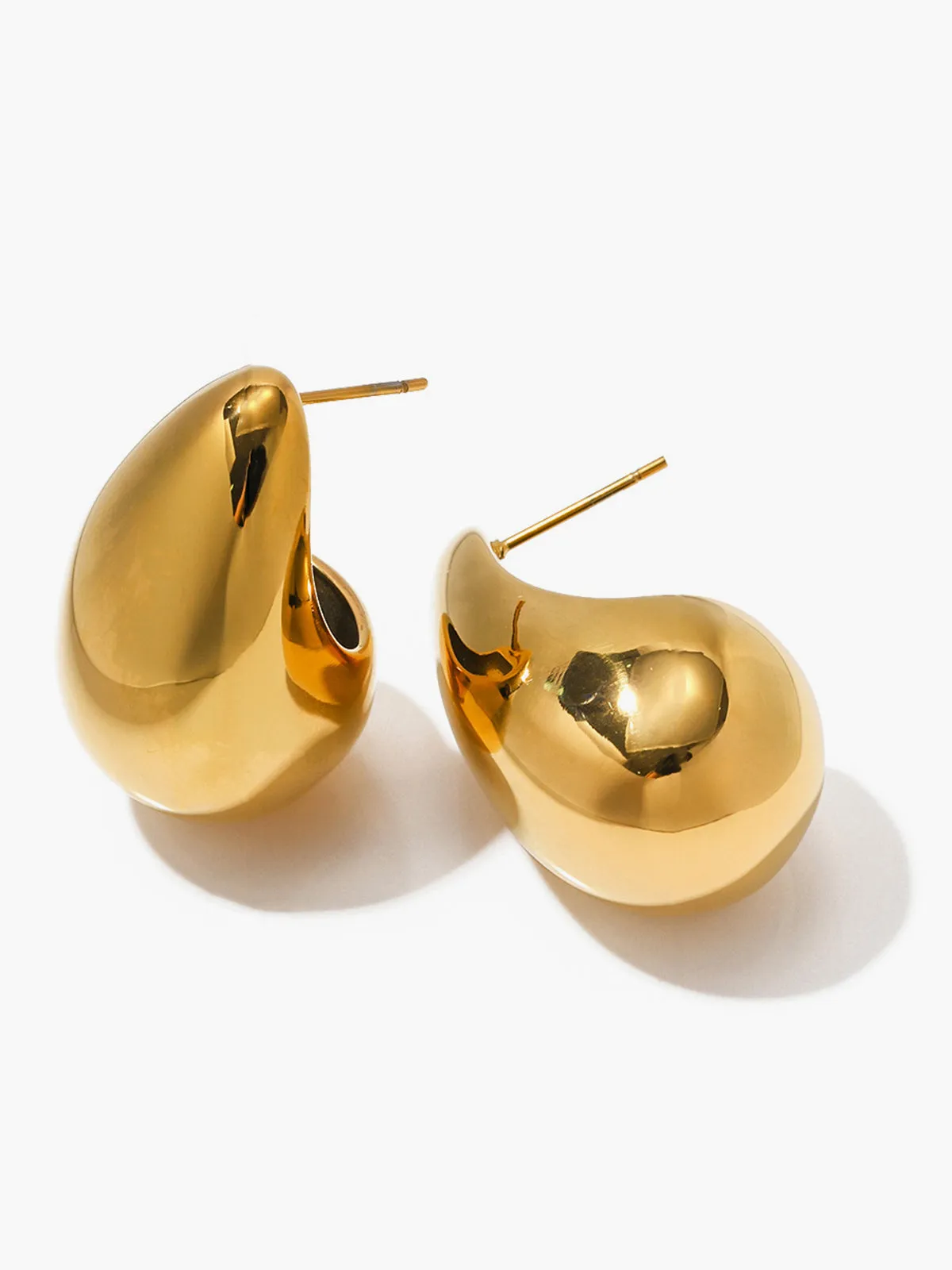 Sculptural Teardrop Earrings