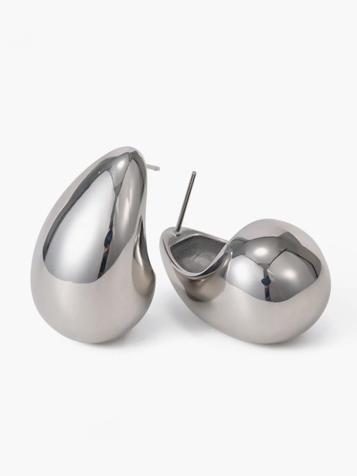 Sculptural Teardrop Earrings