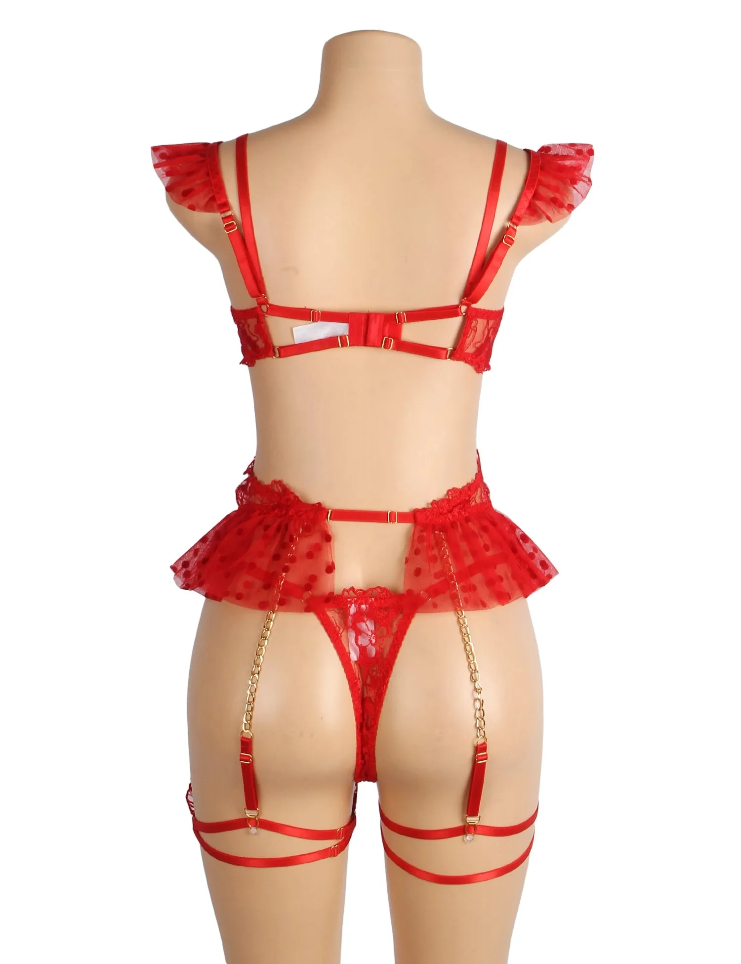 Sexy Egypt Lace Garter Bra Panty Set BRIDE ESSENTIALS