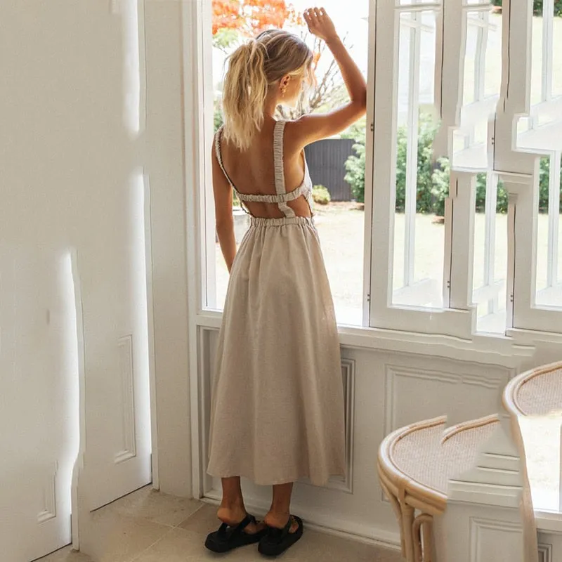 Sexy Spaghetti Strap Summer Dress 2021