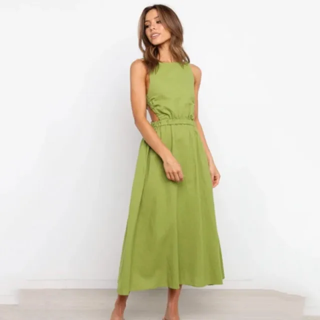 Sexy Spaghetti Strap Summer Dress 2021