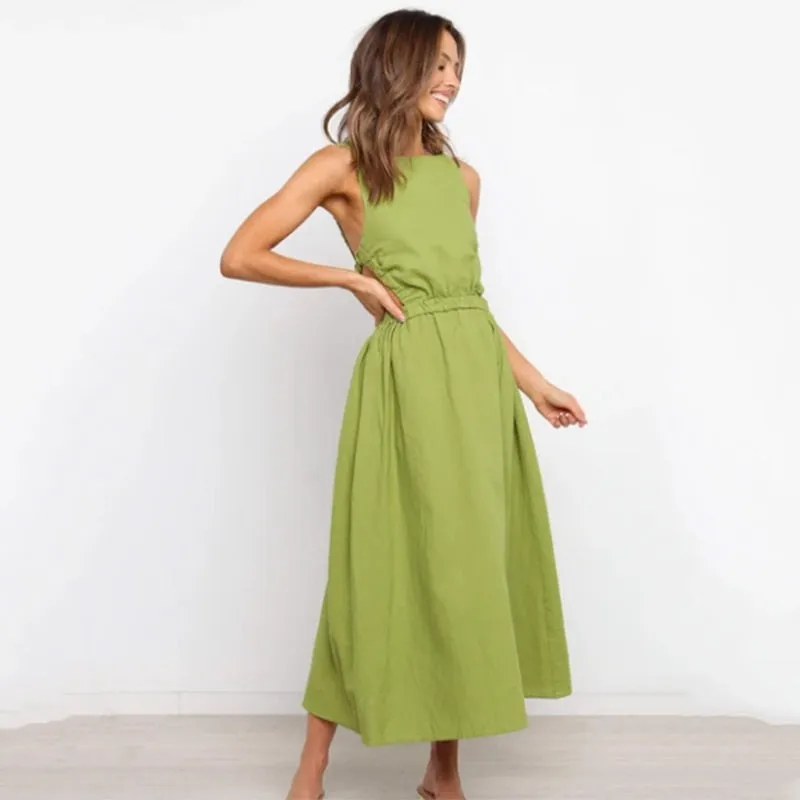 Sexy Spaghetti Strap Summer Dress 2021