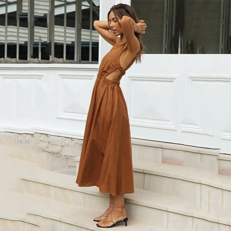 Sexy Spaghetti Strap Summer Dress 2021