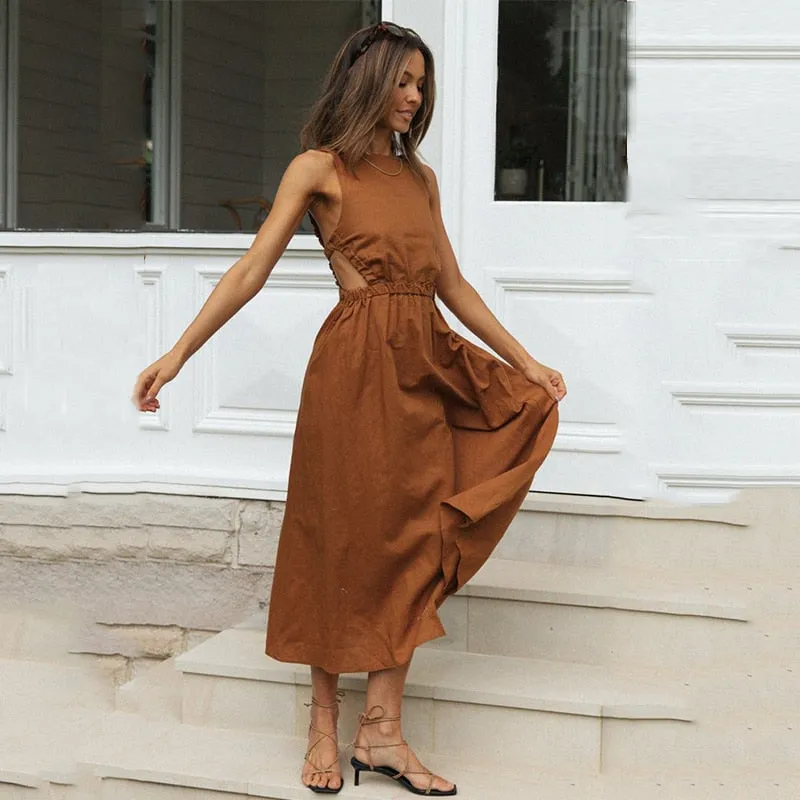 Sexy Spaghetti Strap Summer Dress 2021